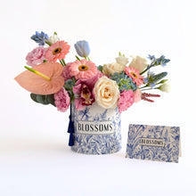 Dahlia Blue Printed Box