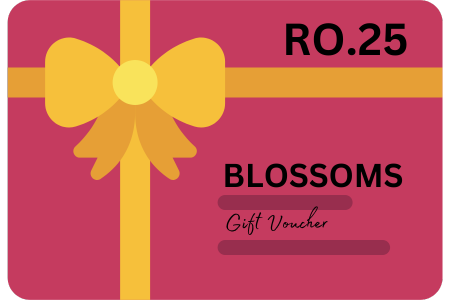 blossoms RO25 gift voucher